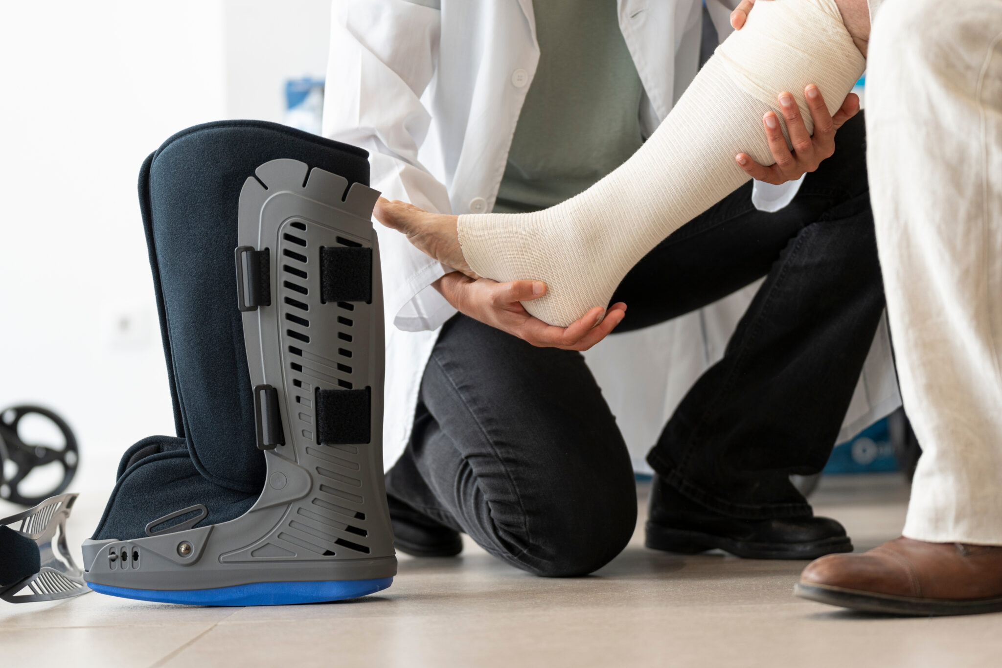  Immobilization using casts or splints