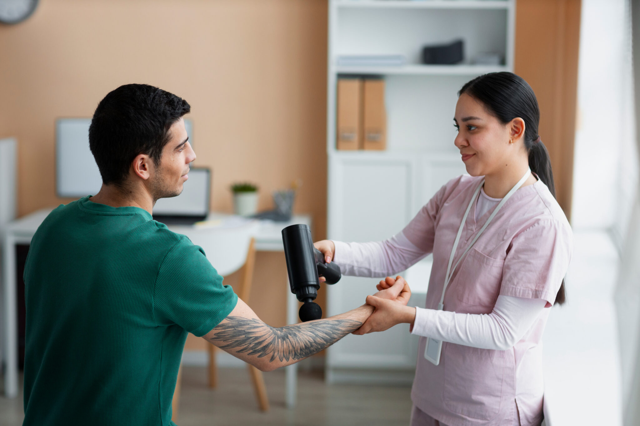 Machine-assisted therapy for faster muscle recovery